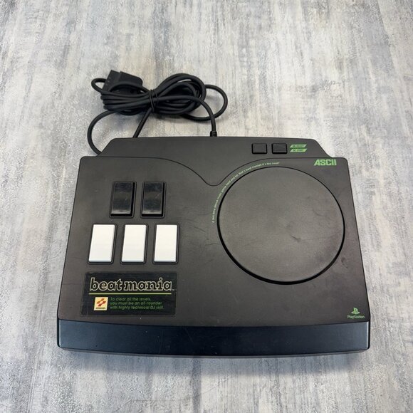 KONAMI Beat mania Turntable Controller ASC-0515BM for PS1 PlayStation1 ASCII - Picture 1 of 5